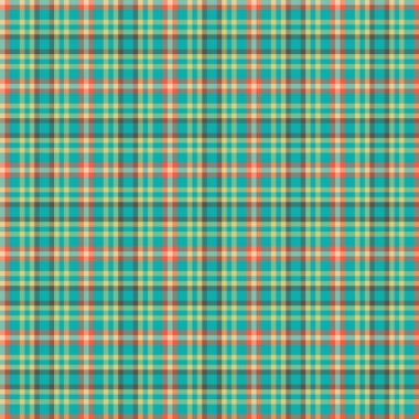Dekoratif tartan karo desen çizimi