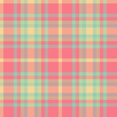 Dekoratif tartan karo desen çizimi