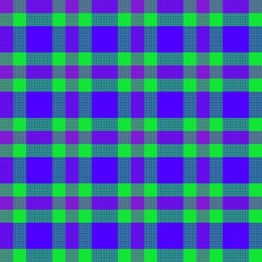 Dekoratif tartan karo desen çizimi