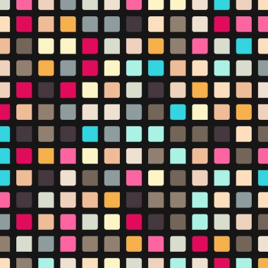 Renkli kareler arkaplan soyut illüstrasyon