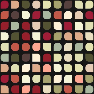 Renkli kareler arkaplan soyut illüstrasyon