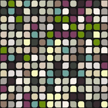 Renkli kareler arkaplan soyut illüstrasyon