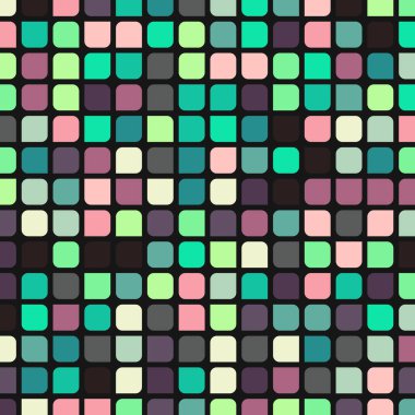 Renkli kareler arkaplan soyut illüstrasyon