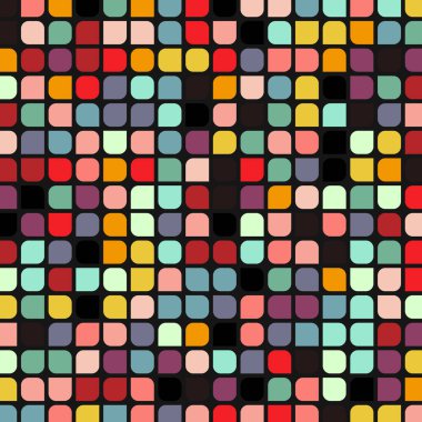 Renkli kareler arkaplan soyut illüstrasyon