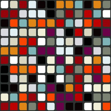 Renkli kareler arkaplan soyut illüstrasyon