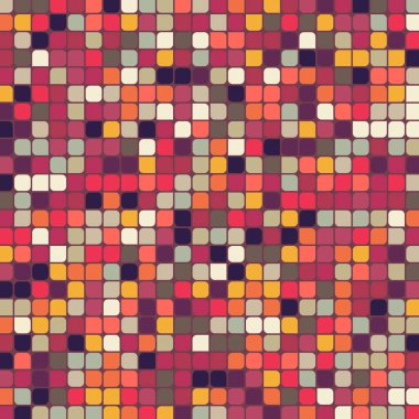 Renkli kareler arkaplan soyut illüstrasyon