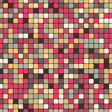 Renkli kareler arkaplan soyut illüstrasyon