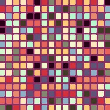 Renkli kareler arkaplan soyut illüstrasyon