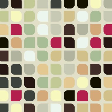 Renkli kareler arkaplan soyut illüstrasyon