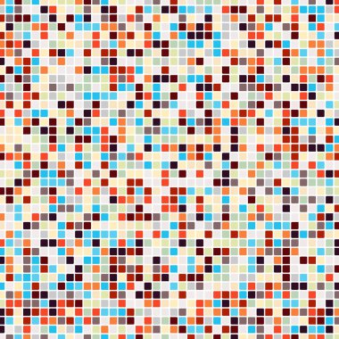Renkli kareler arkaplan soyut illüstrasyon