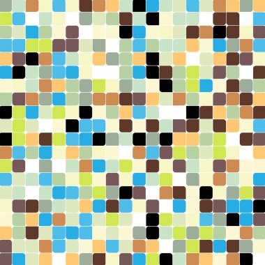 Renkli kareler arkaplan soyut illüstrasyon