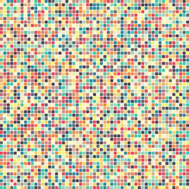 Renkli kareler arkaplan soyut illüstrasyon