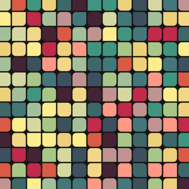 Renkli kareler arkaplan soyut illüstrasyon