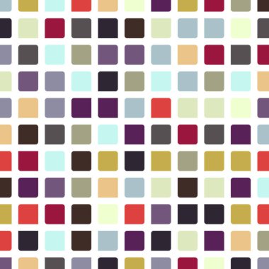 Renkli kareler arkaplan soyut illüstrasyon