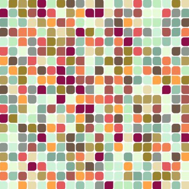 Renkli kareler arkaplan soyut illüstrasyon