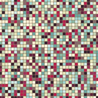 Renkli kareler arkaplan soyut illüstrasyon