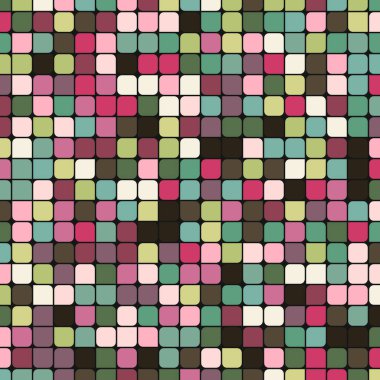 Renkli kareler arkaplan soyut illüstrasyon