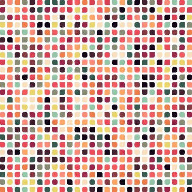 Renkli kareler arkaplan soyut illüstrasyon