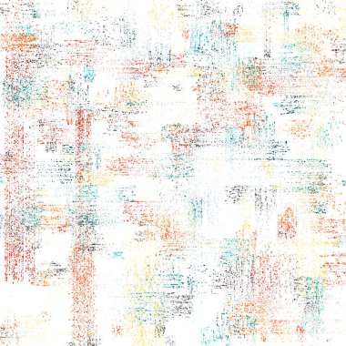 Renkli fırçalanmış kıvılcımlı noktalar, taklit arkaplan çizimi, soyut çizim