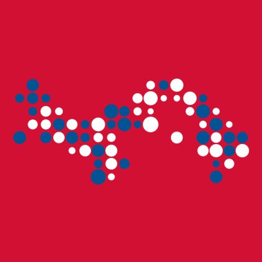 Panama Silueti Resimli Desenli Harita Çizimi