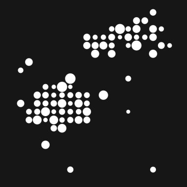 Fiji Silueti Pikselli desen haritası çizimi