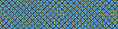 Color Rhombus tile tessellation pattern illustration
