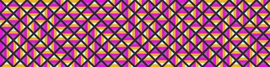 Color Rhombus tile tessellation pattern illustration