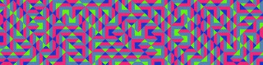 Color Rhombus tile tessellation pattern illustration