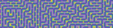 Color Rhombus tile tessellation pattern illustration