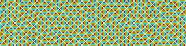 Color Rhombus tile tessellation pattern illustration