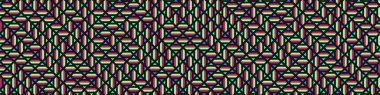 Color Rhombus tile tessellation pattern illustration