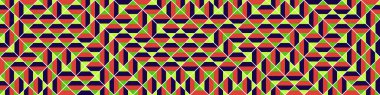 Color Rhombus tile tessellation pattern illustration