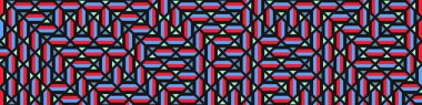 Color Rhombus tile tessellation pattern illustration
