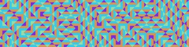 Color Rhombus tile tessellation pattern illustration