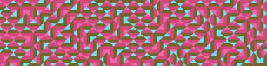 Color Rhombus tile tessellation pattern illustration