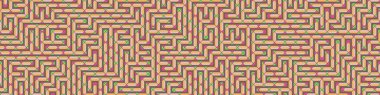 Color Rhombus tile tessellation pattern illustration
