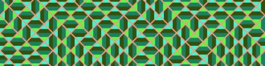 Color Rhombus tile tessellation pattern illustration