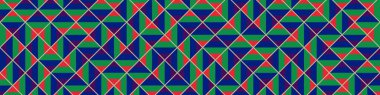 Color Rhombus tile tessellation pattern illustration