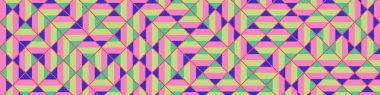 Color Rhombus tile tessellation pattern illustration
