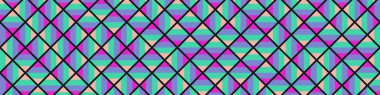 Color Rhombus tile tessellation pattern illustration