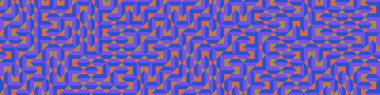 Color Rhombus tile tessellation pattern illustration