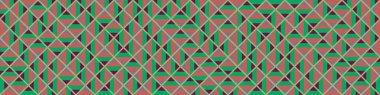 Color Rhombus tile tessellation pattern illustration