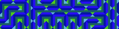 Color Rhombus tile tessellation pattern illustration