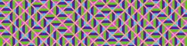 Color Rhombus tile tessellation pattern illustration