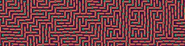 Color Rhombus tile tessellation pattern illustration