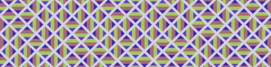 Color Rhombus tile tessellation pattern illustration