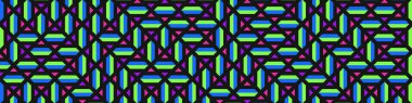 Color Rhombus tile tessellation pattern illustration