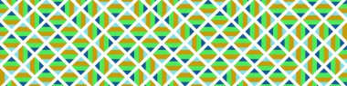 Color Rhombus tile tessellation pattern illustration