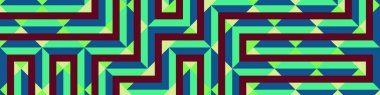 Color Rhombus tile tessellation pattern illustration