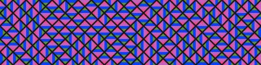 Color Rhombus tile tessellation pattern illustration